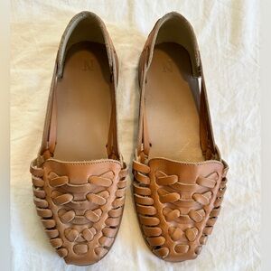 NISOLO | Women's Huarache Sandal, Almond Size 6.5